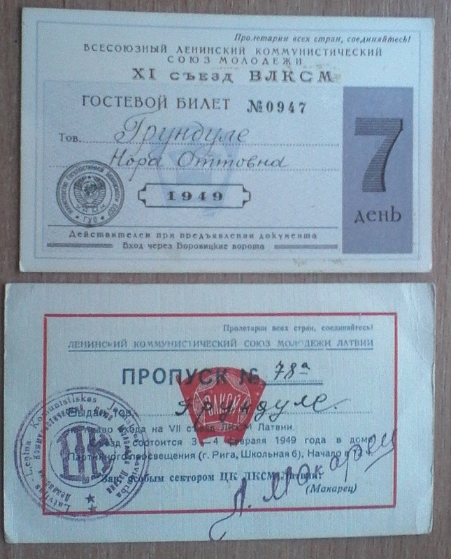 Мандаты съездов - 1